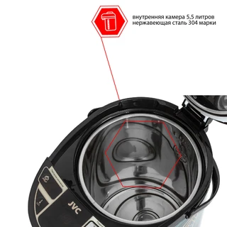 Термопот JVC JK-TP1047, серый/зеленый 