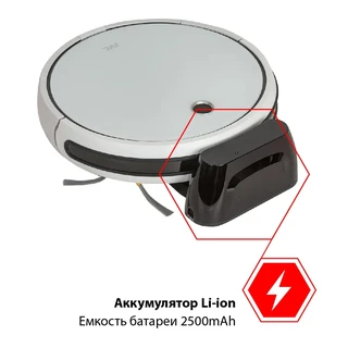Робот-пылесос JVC JH-VR510, белый 