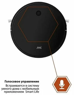 Робот-пылесос JVC JH-VR510, черный 