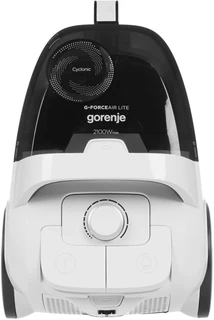 Пылесос Gorenje VC2101GALWCY, белый/черный 