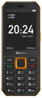 Сотовый телефон Xenium X300, оранжевый/черный 