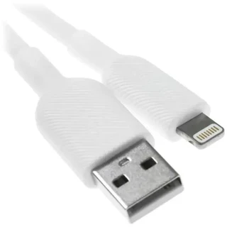 Дата-кабель Aksberry X154 USB - Lightning, 1.5 м, белый 