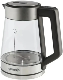 Чайник Gorenje K17TRGT, серебристый 
