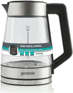 Чайник Gorenje K17TRGT, серебристый 