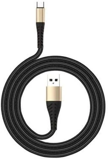 Кабель Aksberry X139 USB - Type-C, 1 м, золотистый 