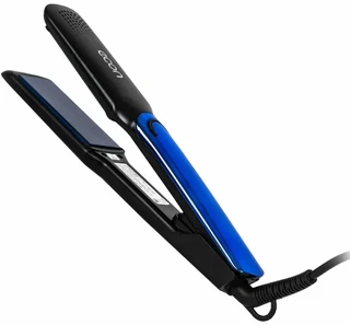 Выпрямитель для волос ECON ECO-BH007SD, черный/синий 