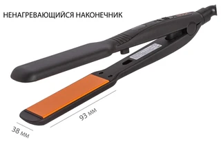 Выпрямитель для волос ECON ECO-BH031S, черный/оранжевый 