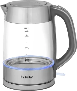 Чайник RED Solution RK-G138, серебристый 
