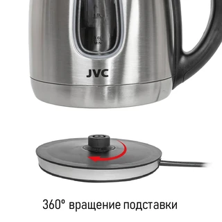 Чайник JVC JK-KE1723, серебристый 