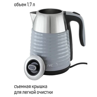 Чайник JVC JK-KE1725, серый 