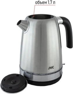 Чайник JVC JK-KE1720, серебристый 