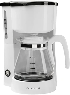 Кофеварка GALAXY LINE GL 0709, белый 