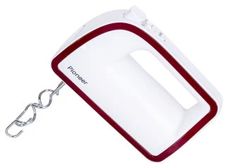 Миксер Pioneer MX325, белый/красный 