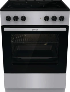 Плита стеклокерамическая Gorenje GEC6A11SG, серый 