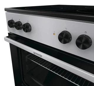 Плита стеклокерамическая Gorenje GEC6A11SG, серый 