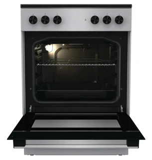 Плита стеклокерамическая Gorenje GEC6A11SG, серый 
