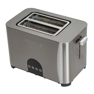 Тостер Pioneer TS185, серебристый 