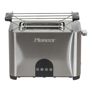 Тостер Pioneer TS185, серебристый 