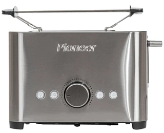 Тостер Pioneer TS150, серебристый 