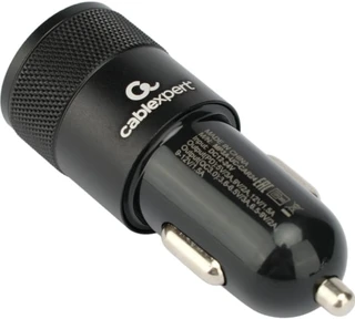 Автомобильное зарядное устройство Cablexpert MP3A-UC-CAR24, черный 
