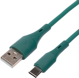 Кабель Cablexpert CC-USB2S-AMCM-1M-GN USB2.0 Am - Type-C, 1 м, зеленый 