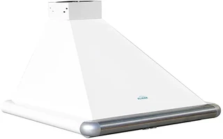 Вытяжка Elikor Сатурн 60П-180-В1Л, белый/нержавеющая сталь 