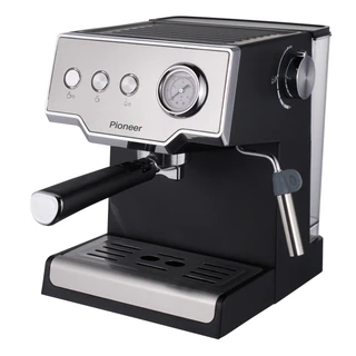 Кофеварка Pioneer CM112P, серебристый/черный 