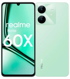 Смартфон 6.74" Realme Note 60x 4/128Gb Green 