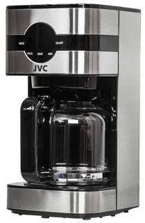 Кофеварка JVC JK-CF28, серебристый/черный 