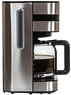 Кофеварка JVC JK-CF28, серебристый/черный 