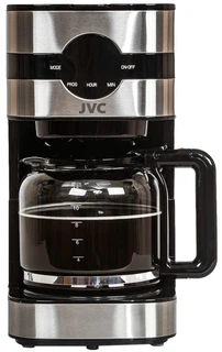 Кофеварка JVC JK-CF28, серебристый/черный 