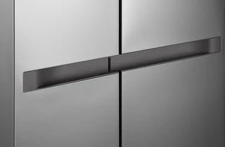 Холодильник LG GC-B257KMHW, серебристый 