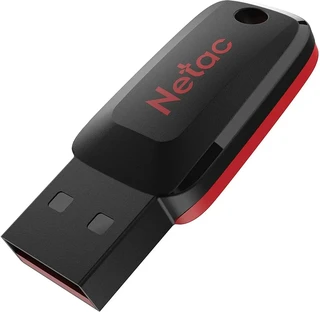 Флеш-накопитель Netac U197 128 ГБ, USB 2.0, черный (NT03U197N-128G-20BK) 