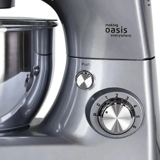 Миксер планетарный Oasis MP-145S, серебристый 