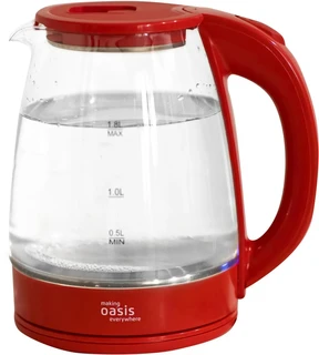 Чайник Oasis K-8GR, красный 