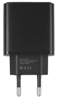 Сетевое зарядное устройство More choice NC60, черный 