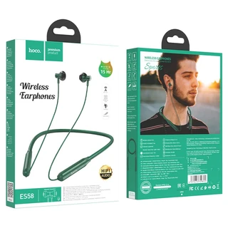 Наушники беспроводные Hoco ES58 Sound tide, зеленый 