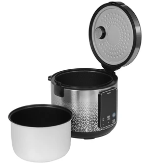 Мультиварка CENTEK CT-1499, серебристый/черный 