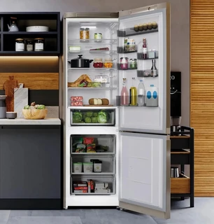 Холодильник Hotpoint HT 6200 BZ, бронзовый 