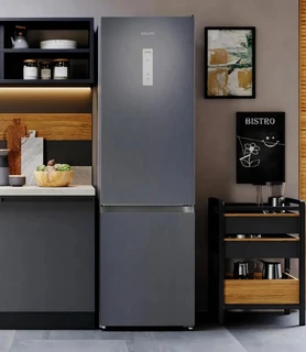 Холодильник Hotpoint HT 6200 MX, нержавеющая сталь 