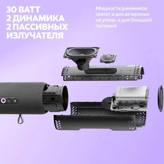 Умная колонка Яндекс.Станция Стрит Black 