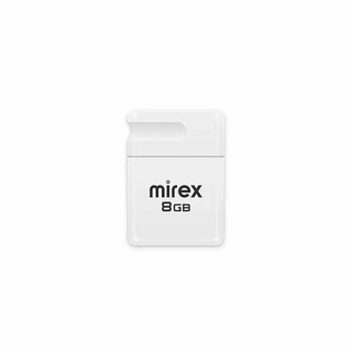USB-накопитель Mirex Minca White, 8 ГБ, USB 2.0, белый 