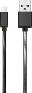 Кабель Aksberry X160 Spring USB-A - USB-C, 1 м, 5 A, серый 