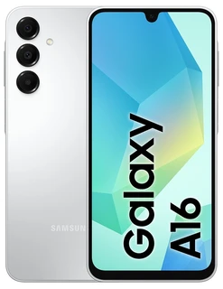 Смартфон 6.7" Samsung Galaxy A16 6/128GB, серебристый 