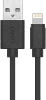 Кабель PERO DC-03 USB 2.0 Am - Lightning (8-pin), 2.4 A, 2.0м ,черный 