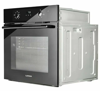 Электрический духовой шкаф Leran EO 6474 BBG, черный 