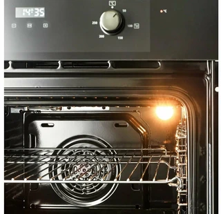 Электрический духовой шкаф Leran EO 6474 BBG, черный 