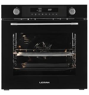 Электрический духовой шкаф Leran EO 6784 BBG, черный 