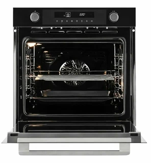 Электрический духовой шкаф Leran EO 6784 BBG, черный 