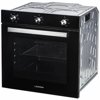 Электрический духовой шкаф Leran EOM 6077 BG, черный 